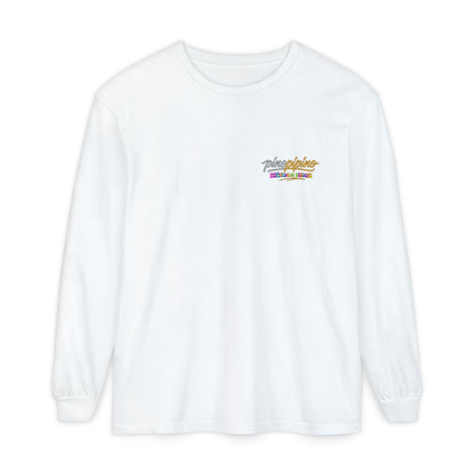 "When the Shrooms Bloom, The Goom Zooms" Psychedelic Design Long Sleeve T-Shirt