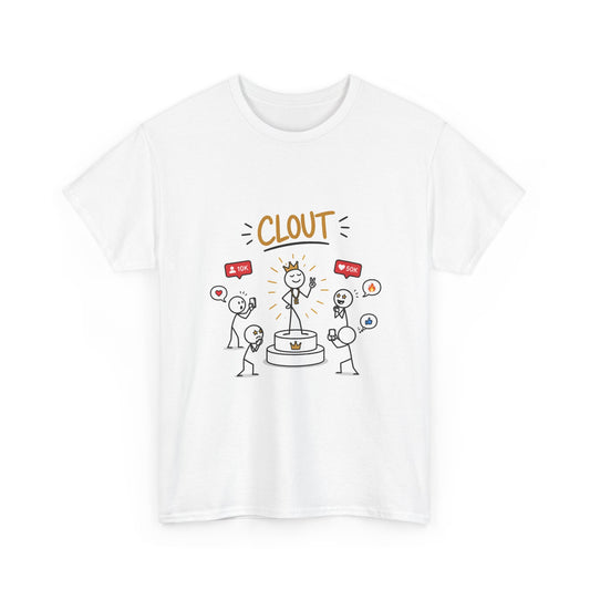 "Clout" Social Media Graphic Tee