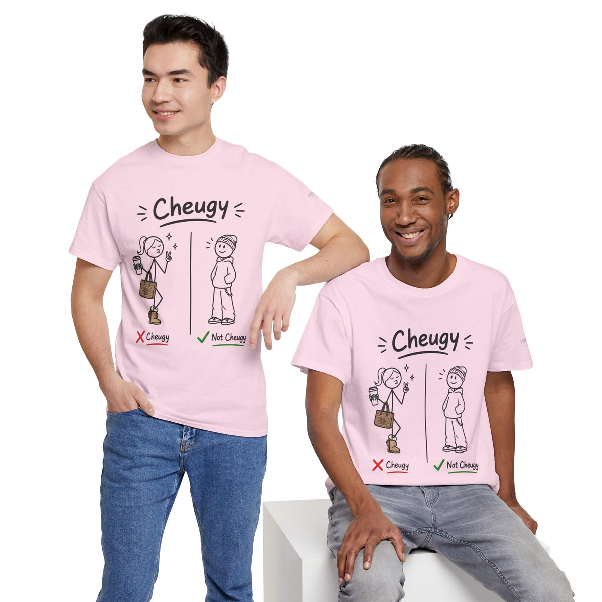 Cheugy vs Not Cheugy Graphic Tee