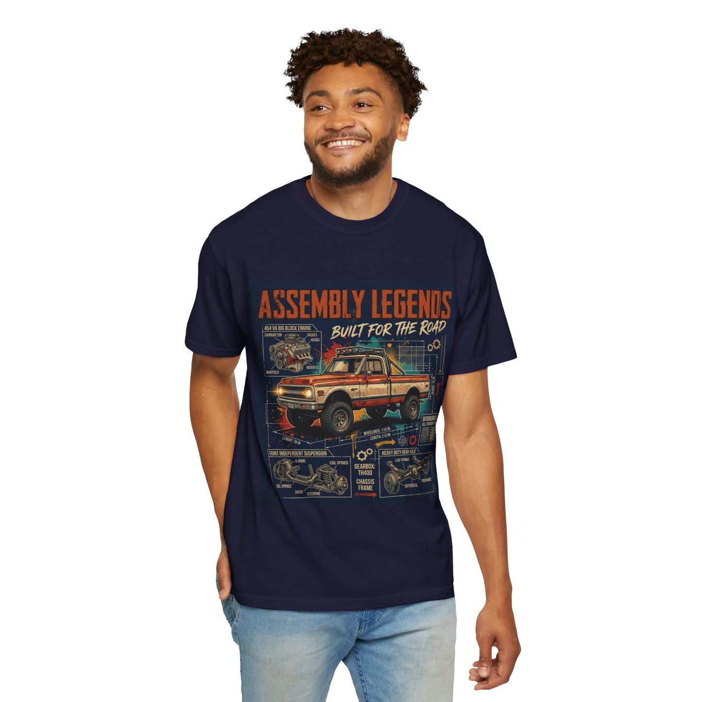Classic Pickup Truck 'Assembly Legends' T-Shirt — Built For The Road Vintage Tee