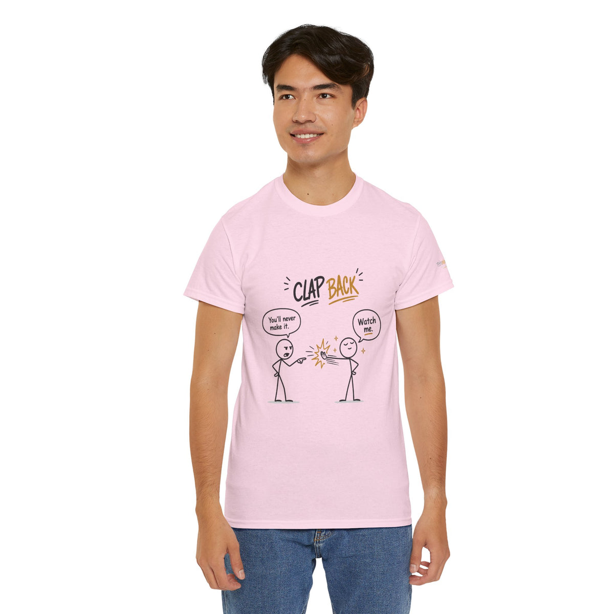 "Clap Back" Tee — Funny Stick Figure 'Clap Back' Graphic T-Shirt