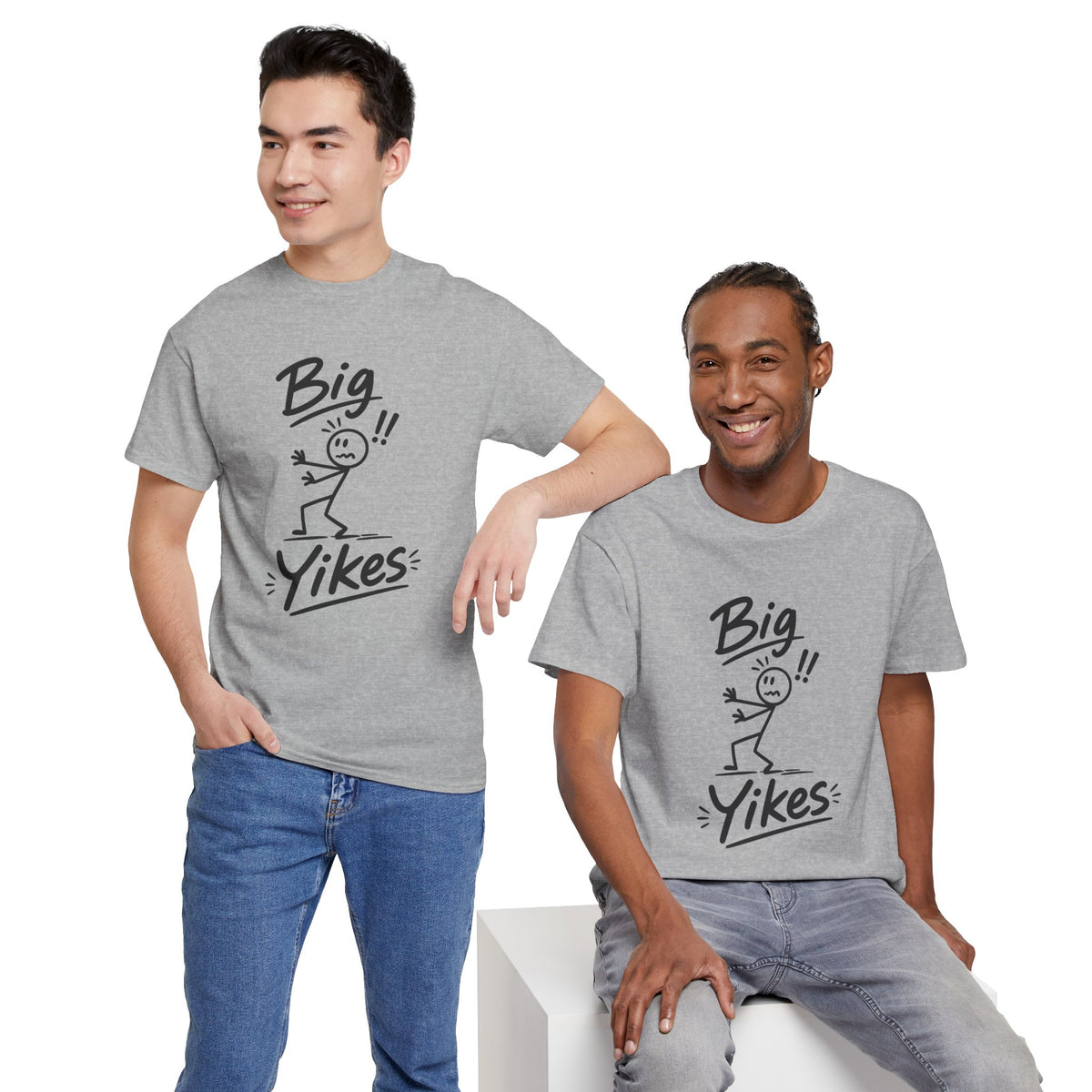 "Big Yikes Tee" — Funny Graphic Cotton T‑Shirt