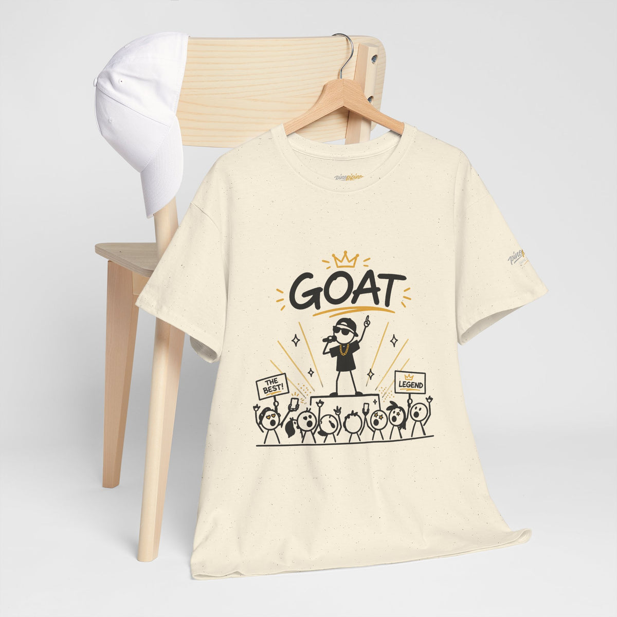 "GOAT" Gen Z Slang Graphic T-Shirt