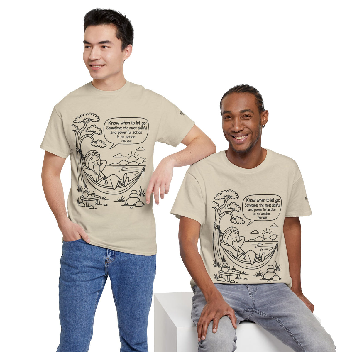 "Know when to let go" - Relaxing Hammock Graphic T-Shirt