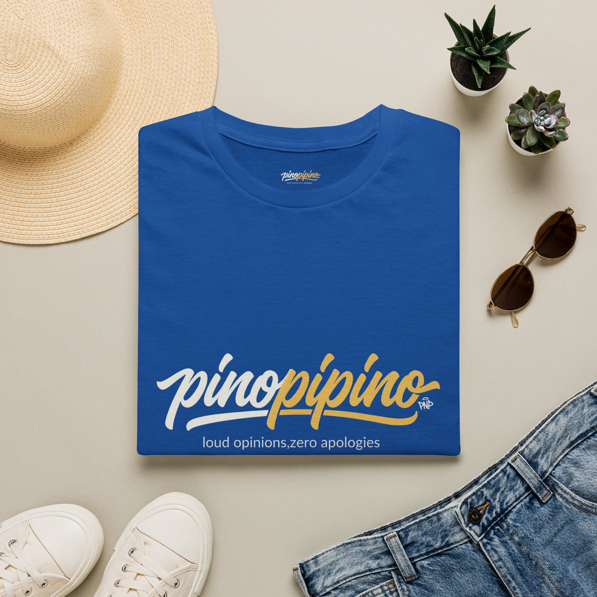 Pinopipino Logo T-Shirt — Retro Script