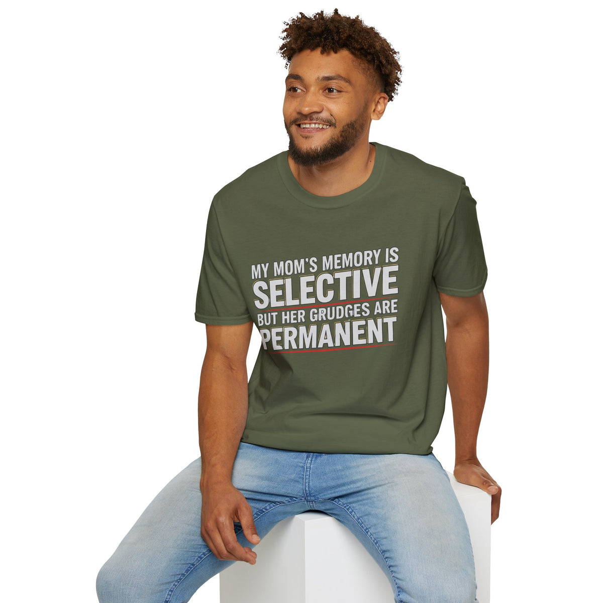 "My Mom’s Memory Is Selective But Her Grudges Are Permanent" Funny Tee