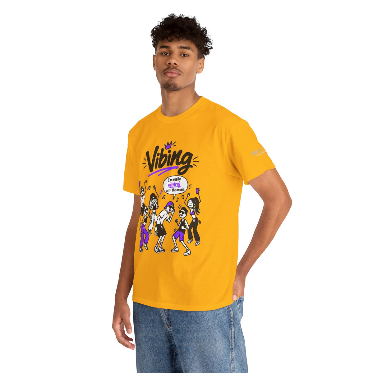 Vibing Dance Party Tee — "I'm Really Vibing" Graphic T-Shirt