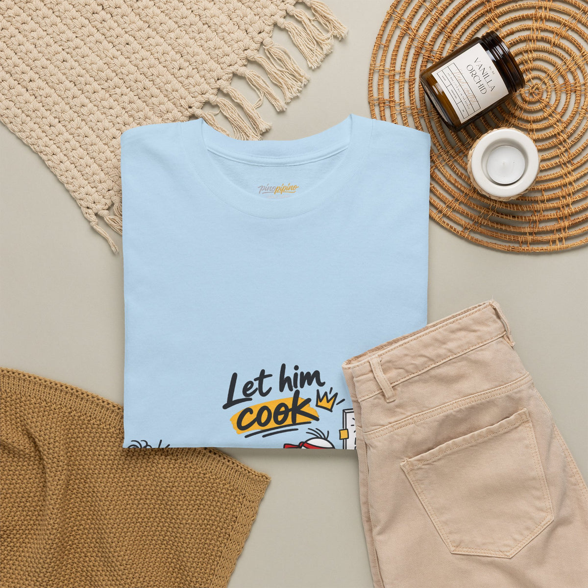 "Let Him Cook" Cartoon Graphic Tee