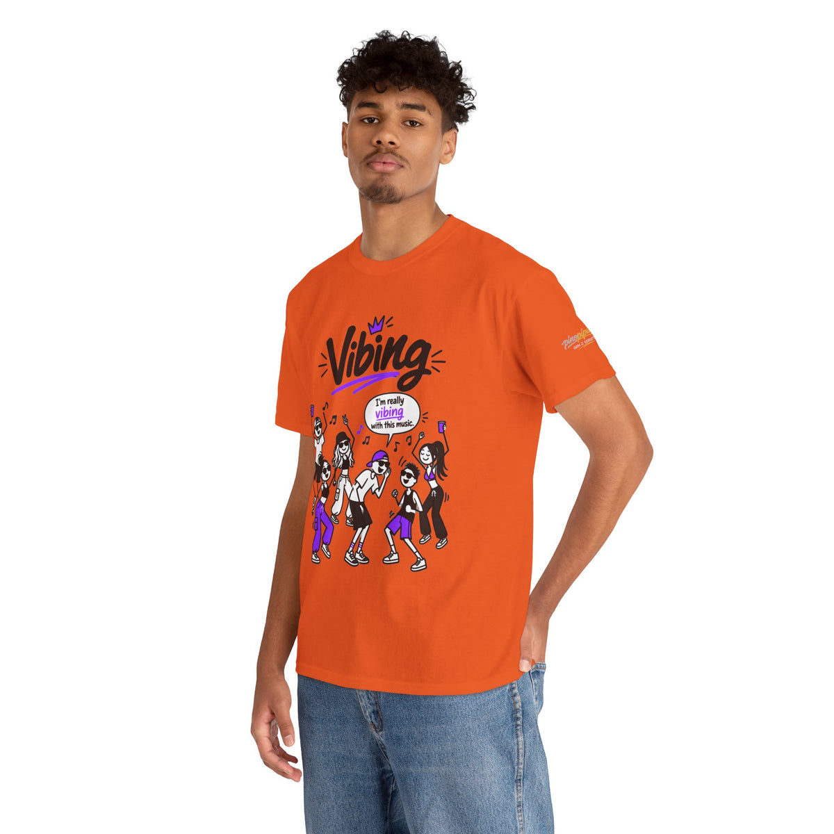 Vibing Dance Party Tee — "I'm Really Vibing" Graphic T-Shirt