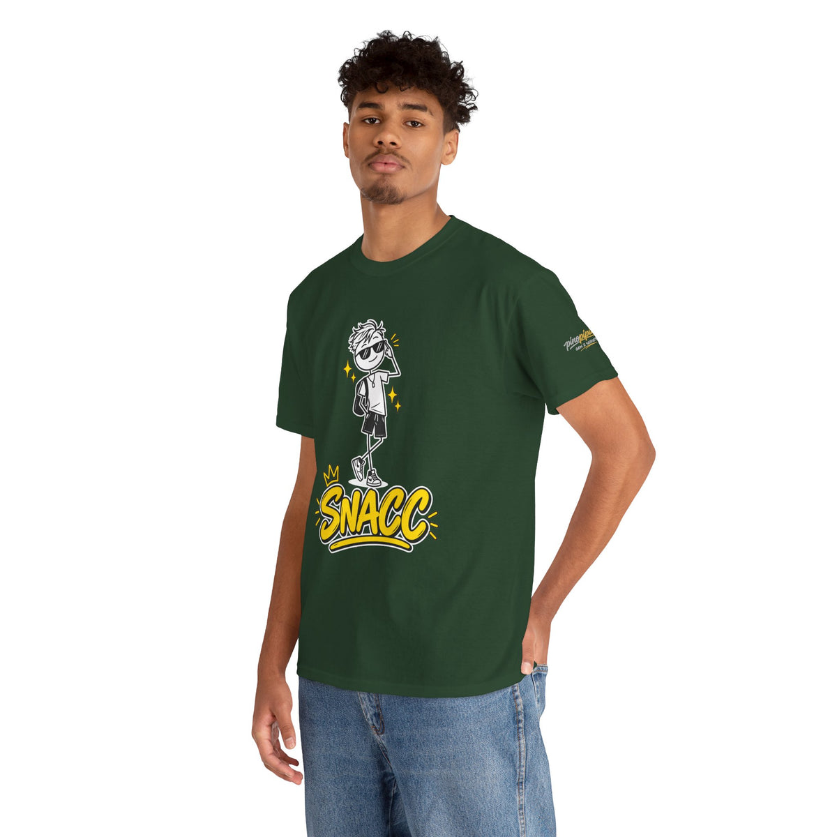 “SNACC” Man Graphic Streetwear Tee