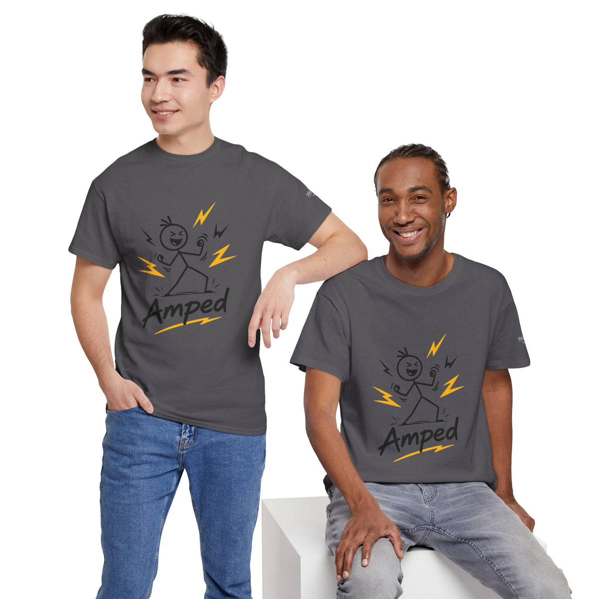 Electric Stick Figure "Amped" T-Shirt