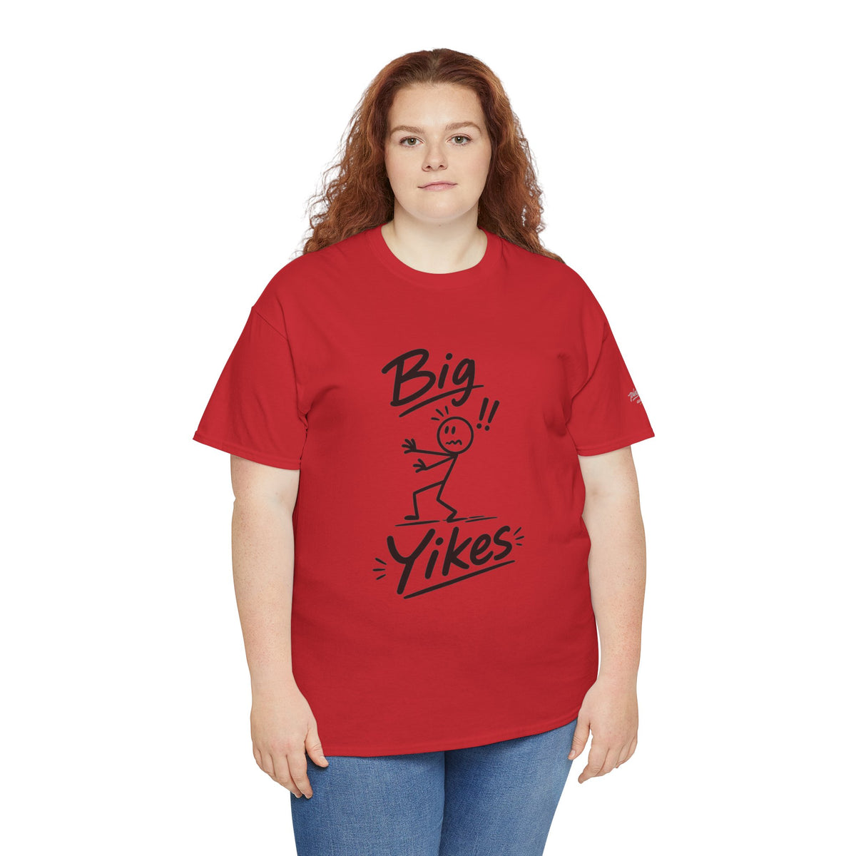 "Big Yikes Tee" — Funny Graphic Cotton T‑Shirt