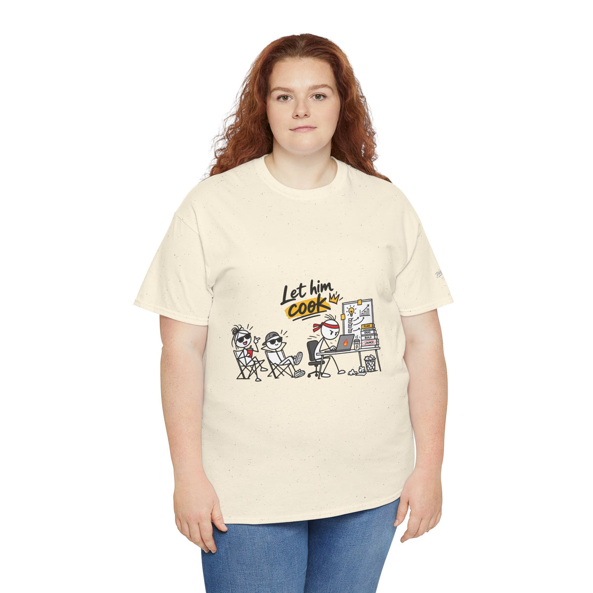 "Let Him Cook" Cartoon Graphic Tee