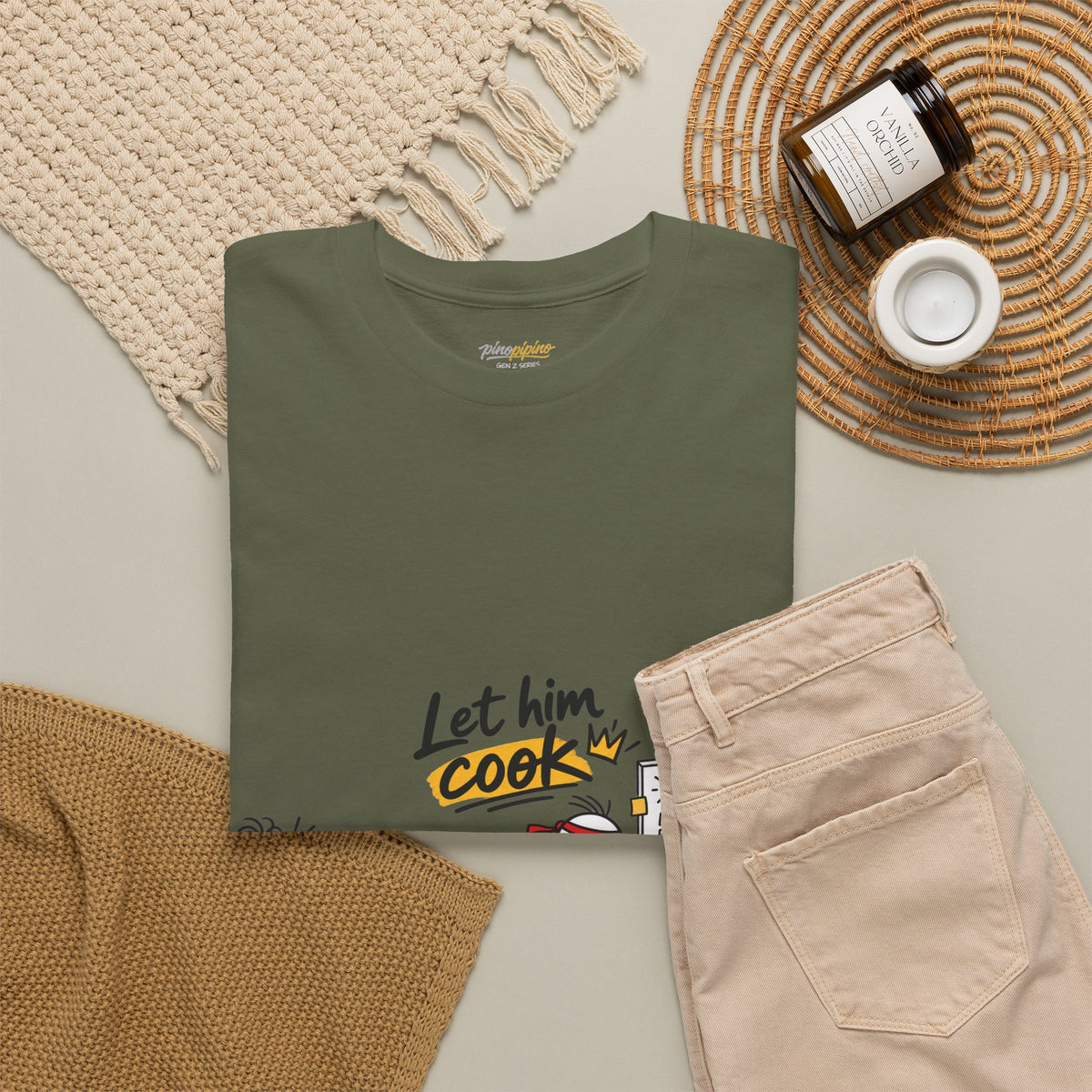 "Let Him Cook" Cartoon Graphic Tee