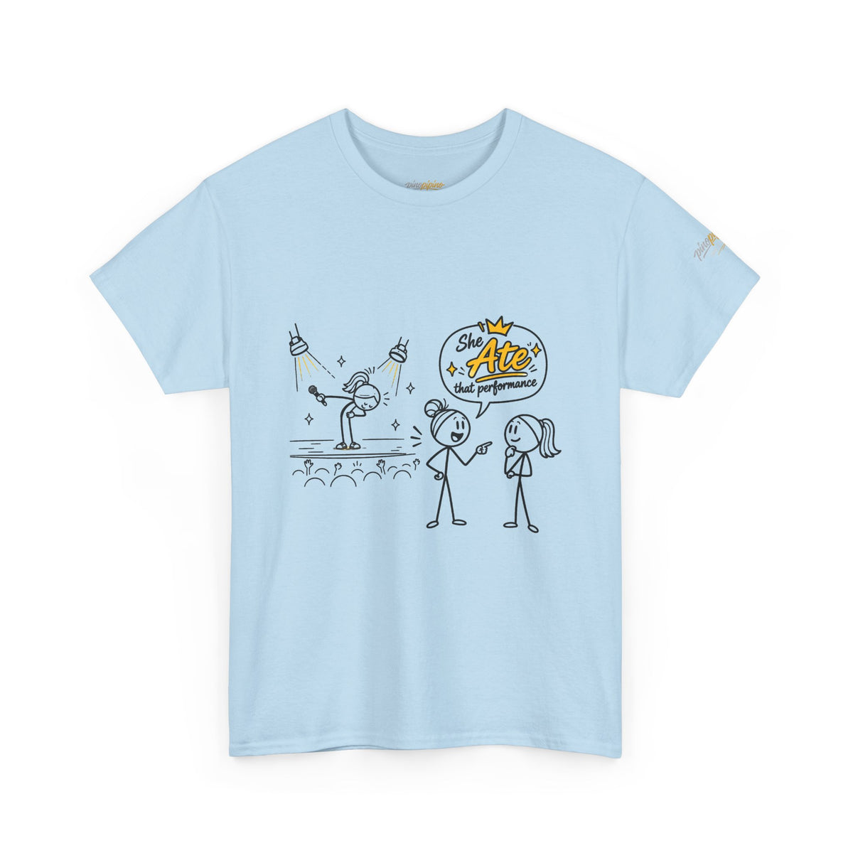 "Ate" Gen Z Slang - Stick Figure Tee