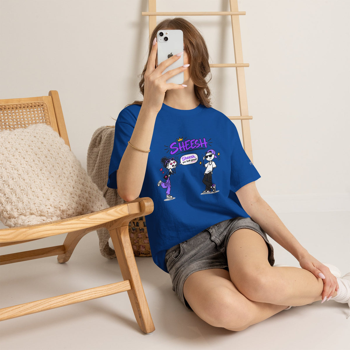 "Sheesh" Cartoon Tee — Funny Retro Graphic T-Shirt