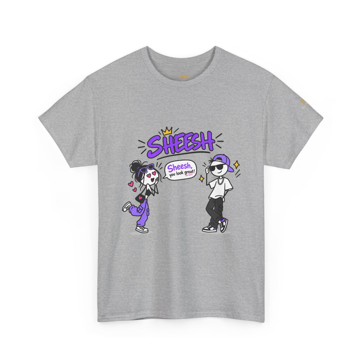 "Sheesh" Cartoon Tee — Funny Retro Graphic T-Shirt