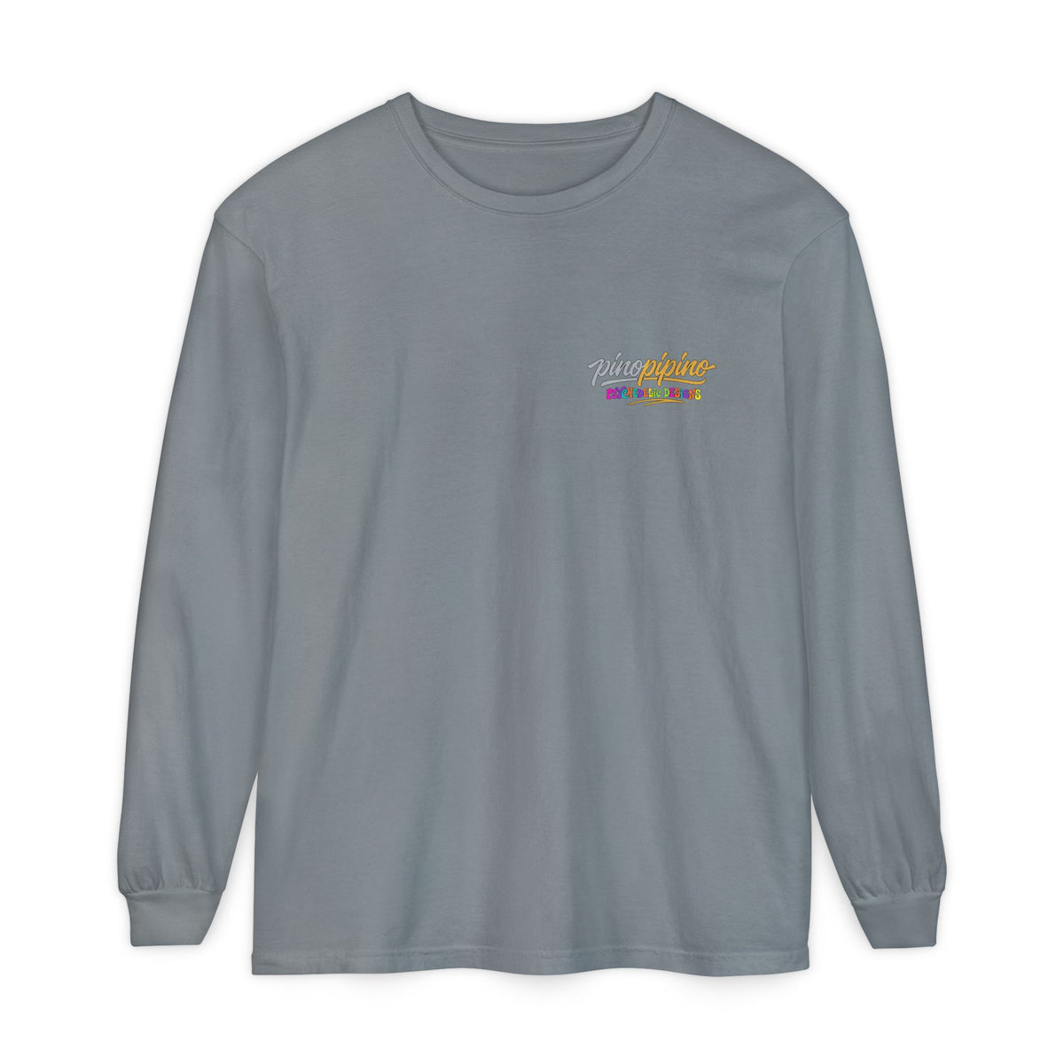 "When the Shrooms Bloom, The Goom Zooms" Psychedelic Design Long Sleeve T-Shirt