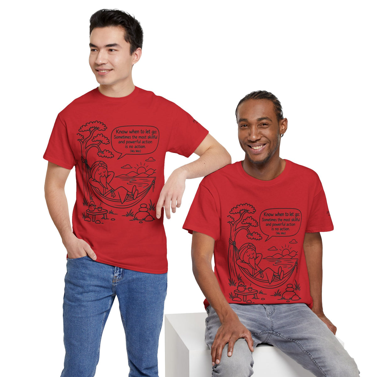 "Know when to let go" - Relaxing Hammock Graphic T-Shirt