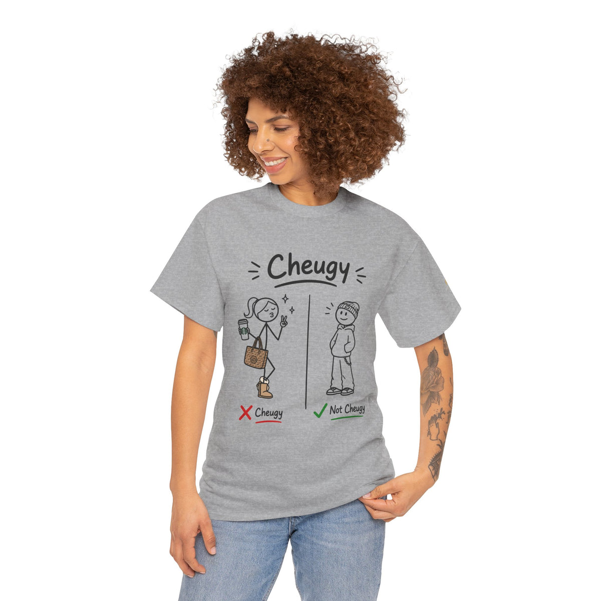 Cheugy vs Not Cheugy Graphic Tee