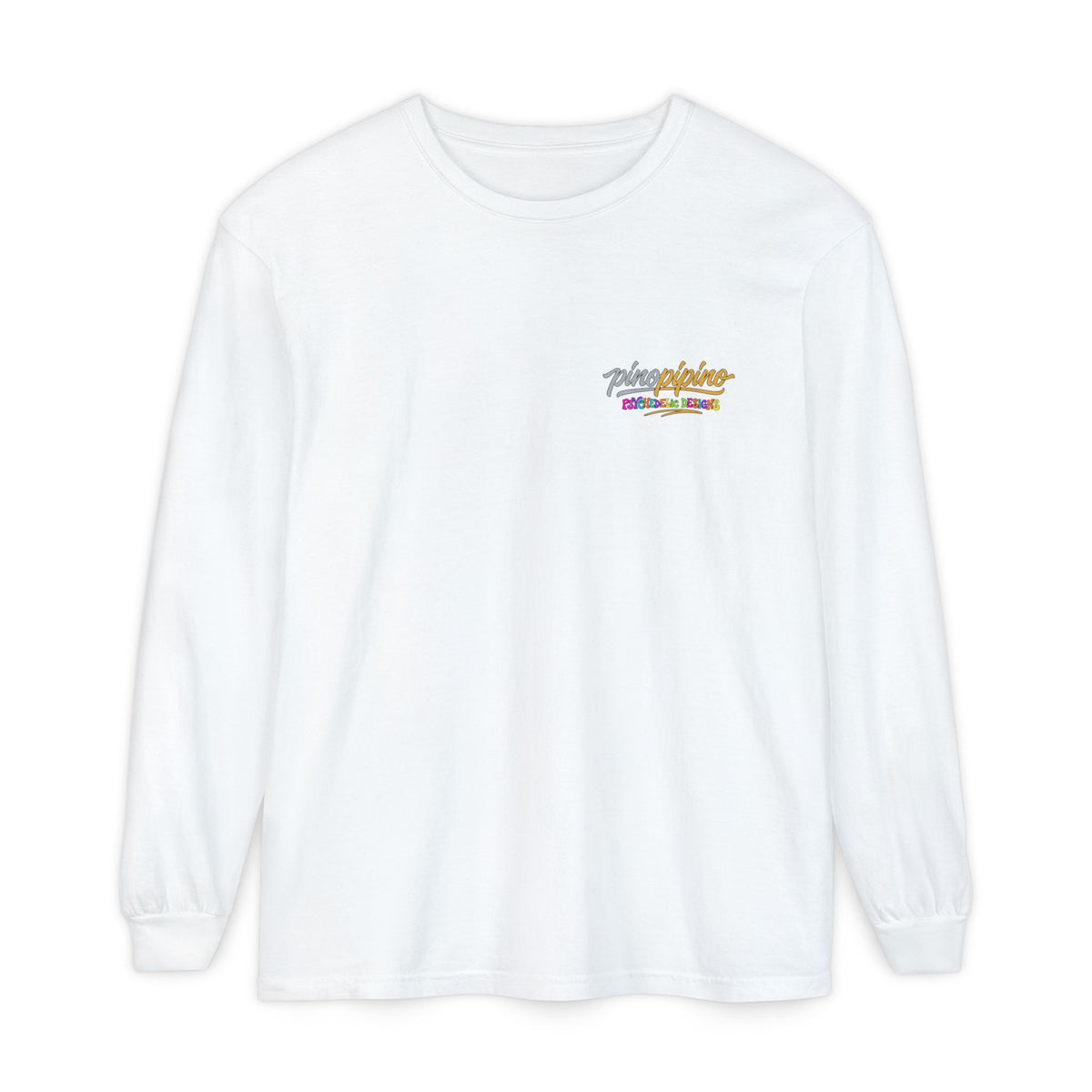"When the Shrooms Bloom, The Goom Zooms" Psychedelic Design Long Sleeve T-Shirt