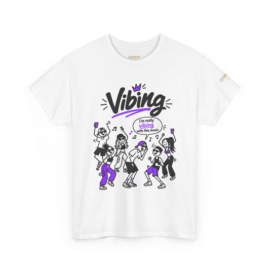 Vibing Dance Party Tee — "I'm Really Vibing" Graphic T-Shirt