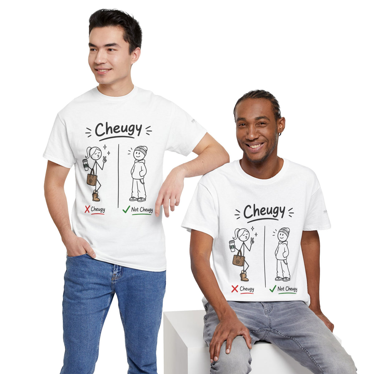 Cheugy vs Not Cheugy Graphic Tee