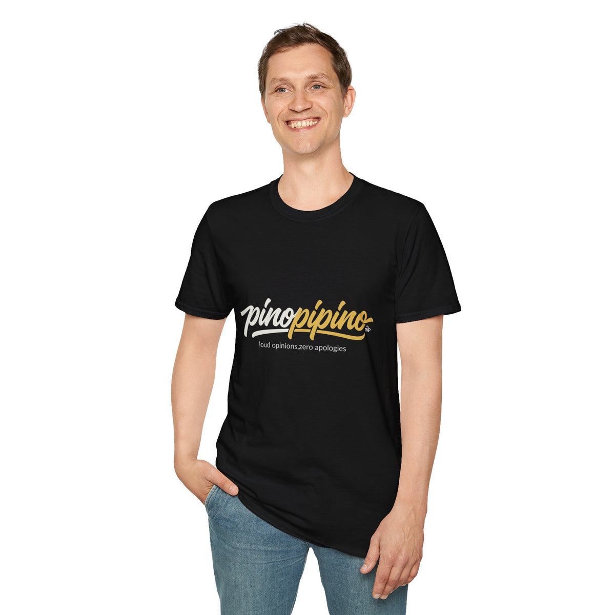 Pinopipino Logo T-Shirt — Retro Script