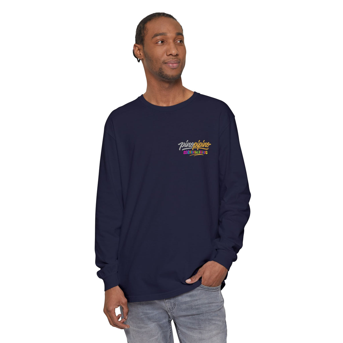 "Ayahuasca’s Wormhole to Wisdom" Psychedelic Long Sleeve Tee