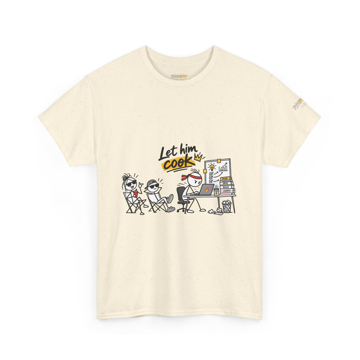 "Let Him Cook" Cartoon Graphic Tee