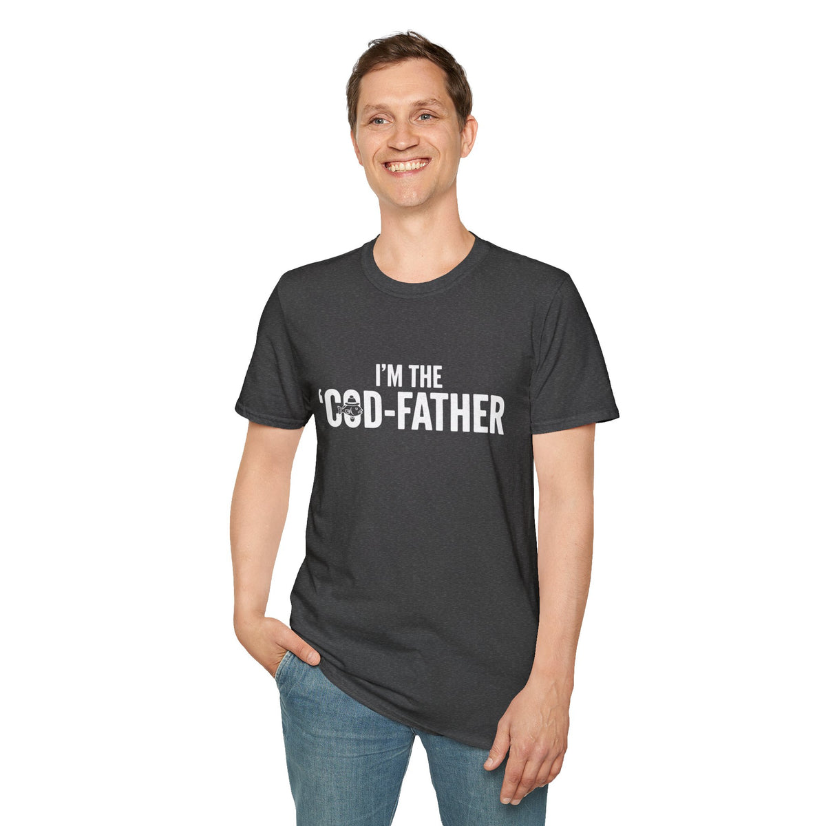 "I'm the 'Cod-Father'" - Funny Fisherman T-Shirt