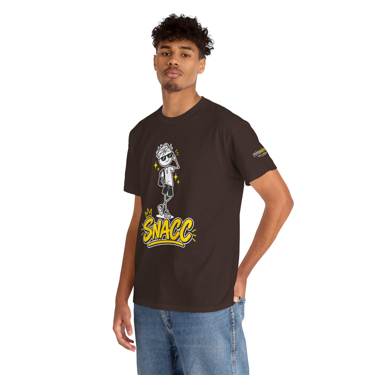 “SNACC” Man Graphic Streetwear Tee