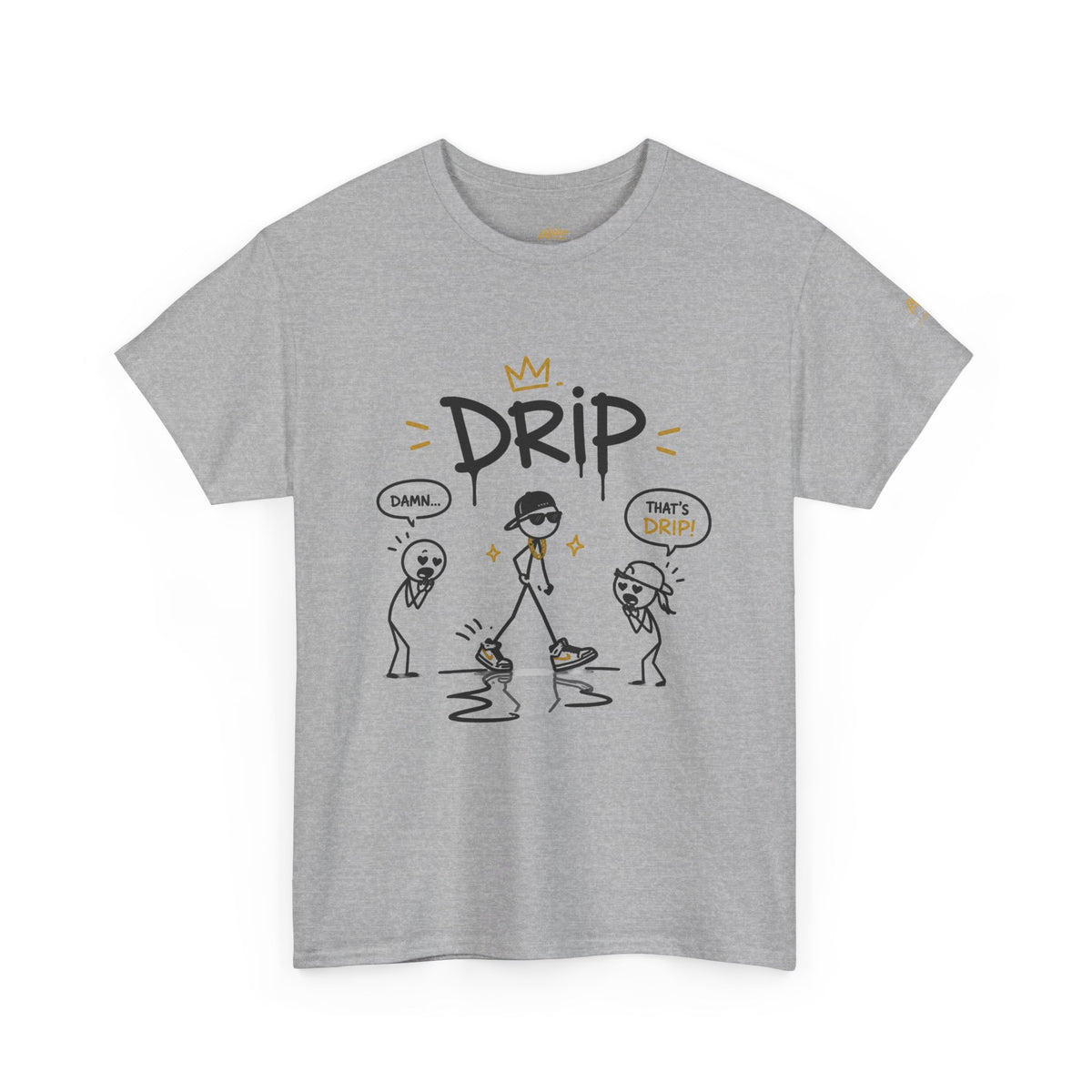 "Drip" Gen Z Slang Funny Stick Figure T‑Shirt