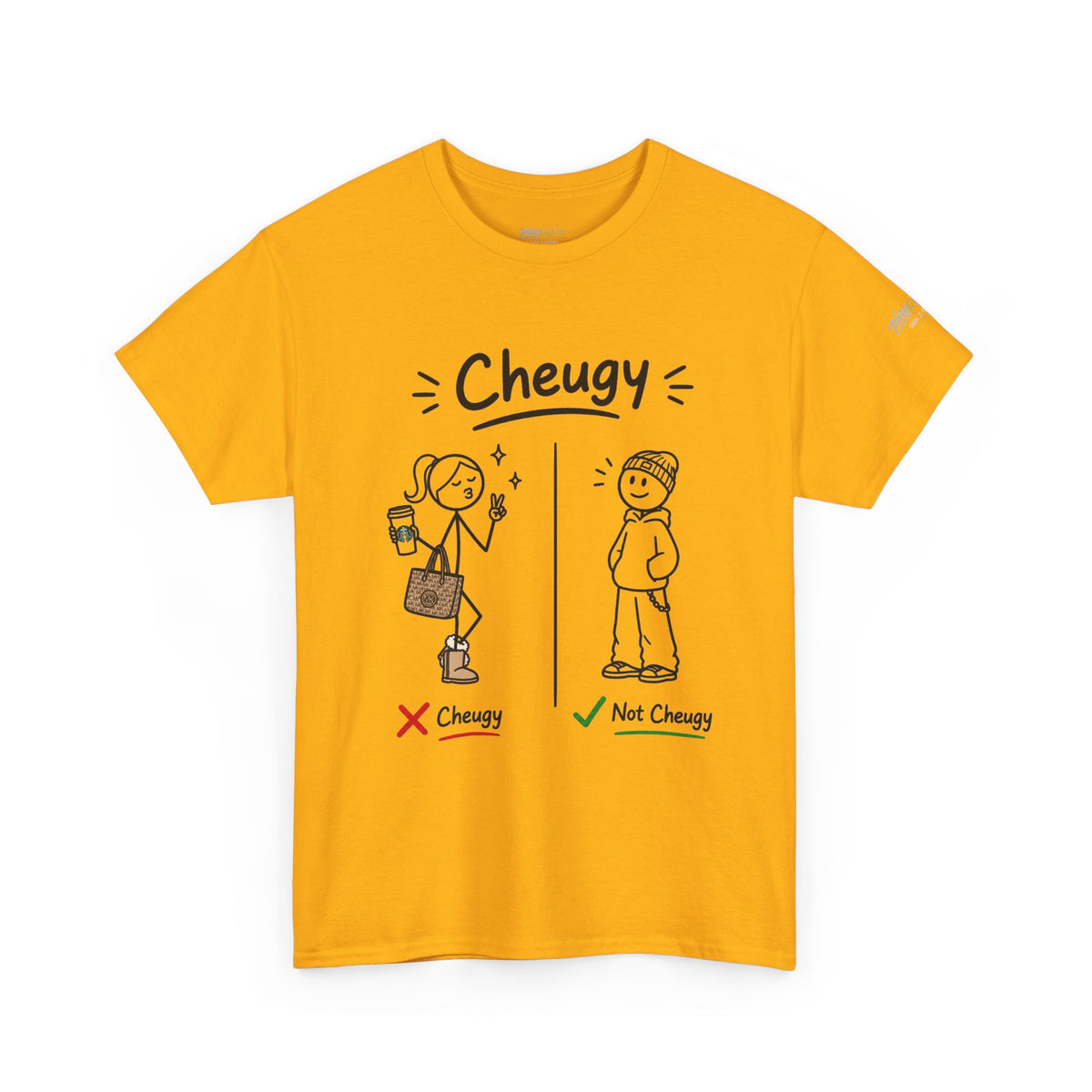 Cheugy vs Not Cheugy Graphic Tee