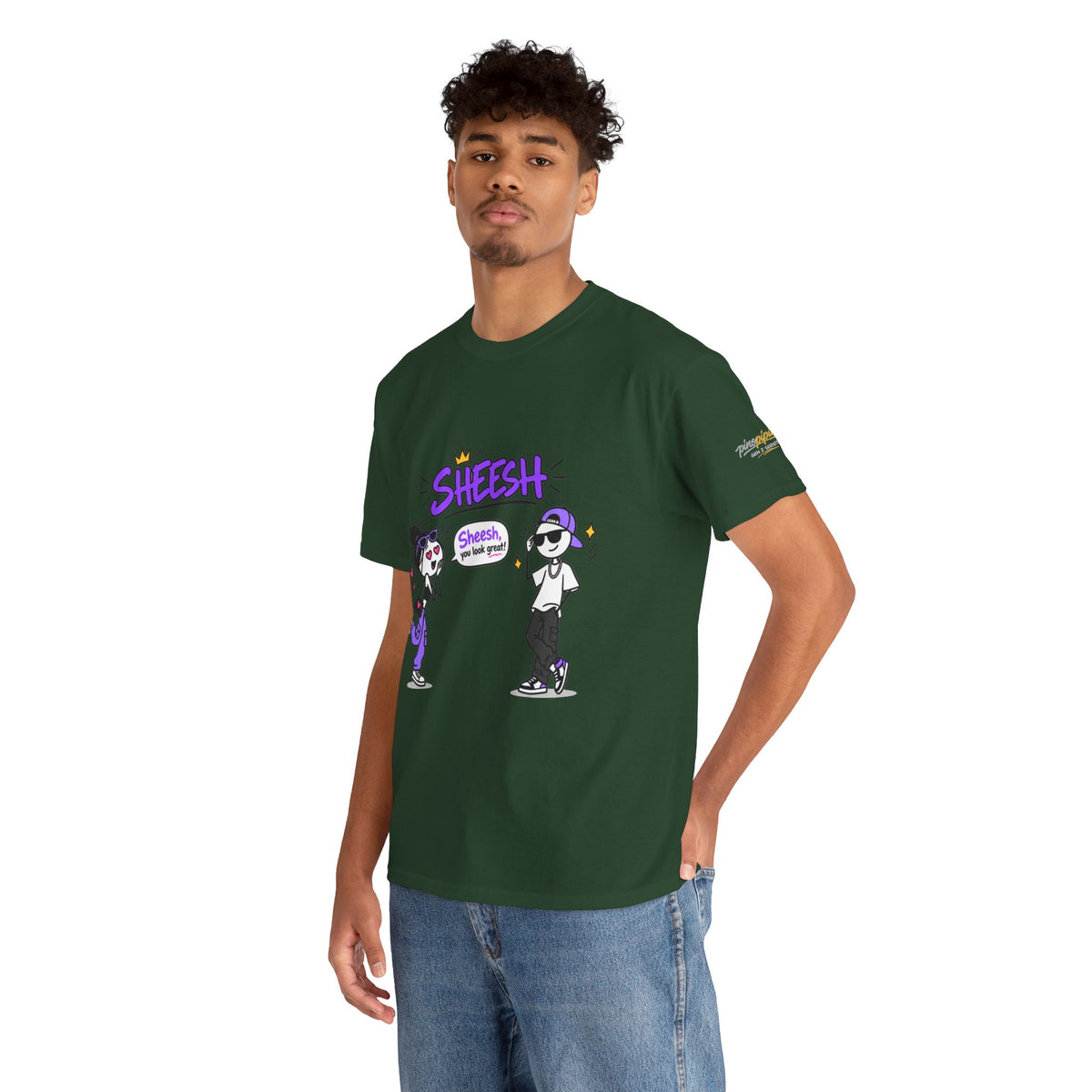 "Sheesh" Cartoon Tee — Funny Retro Graphic T-Shirt