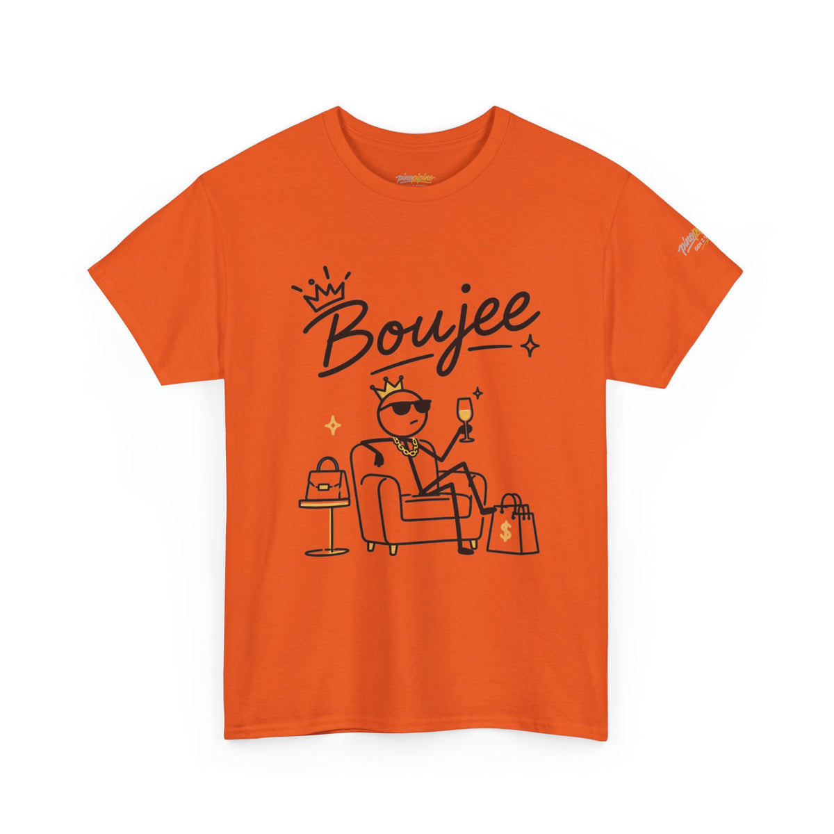 "Boujee" Tee — Graphic Luxury Lifestyle T‑Shirt