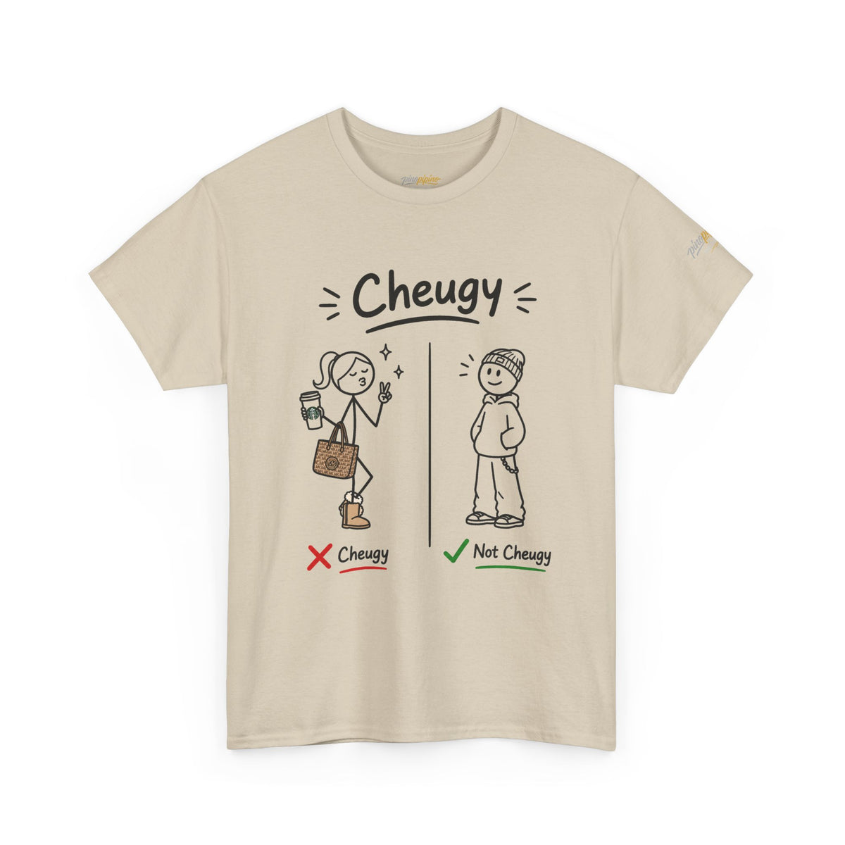 Cheugy vs Not Cheugy Graphic Tee