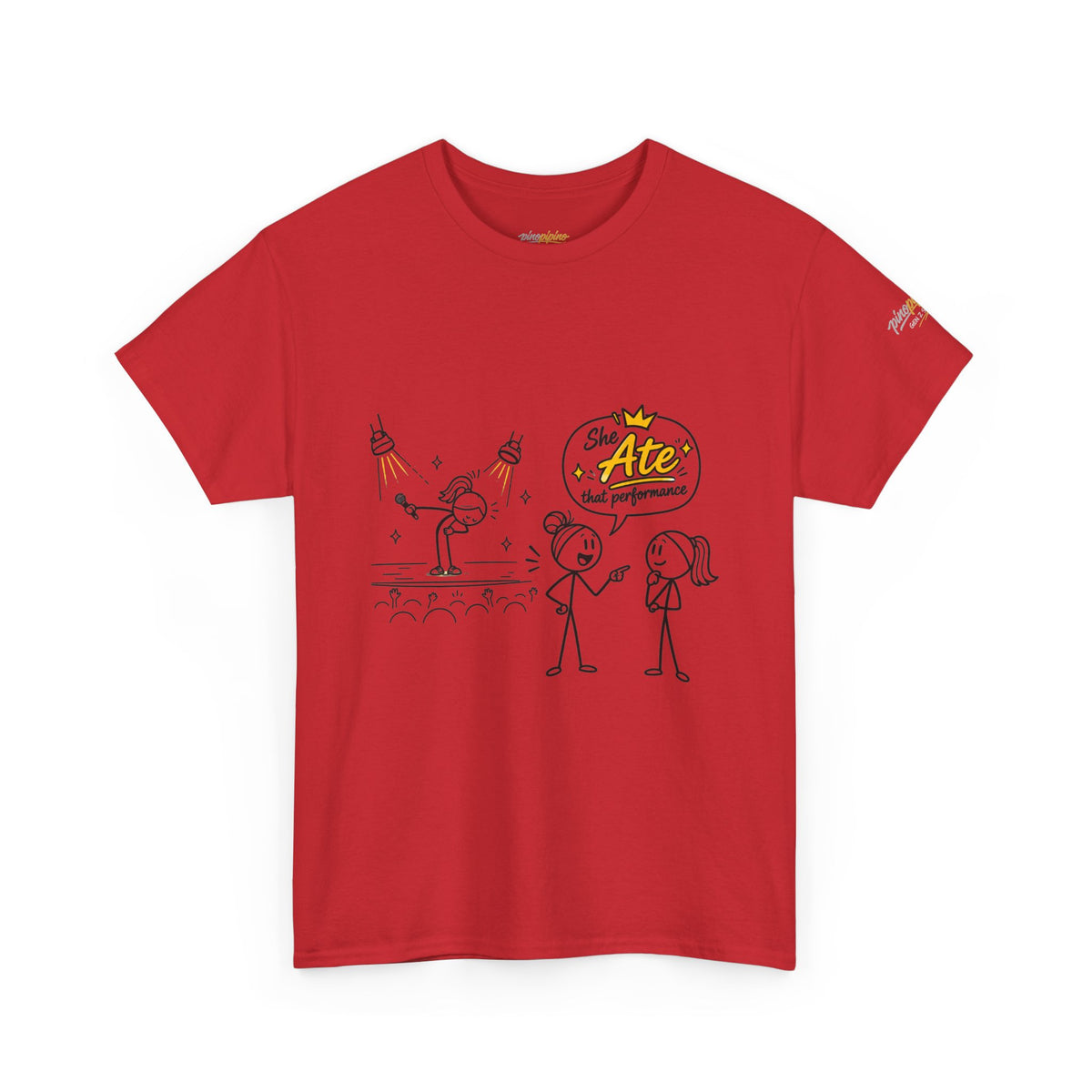 "Ate" Gen Z Slang - Stick Figure Tee