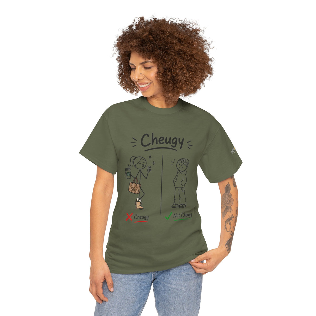 Cheugy vs Not Cheugy Graphic Tee