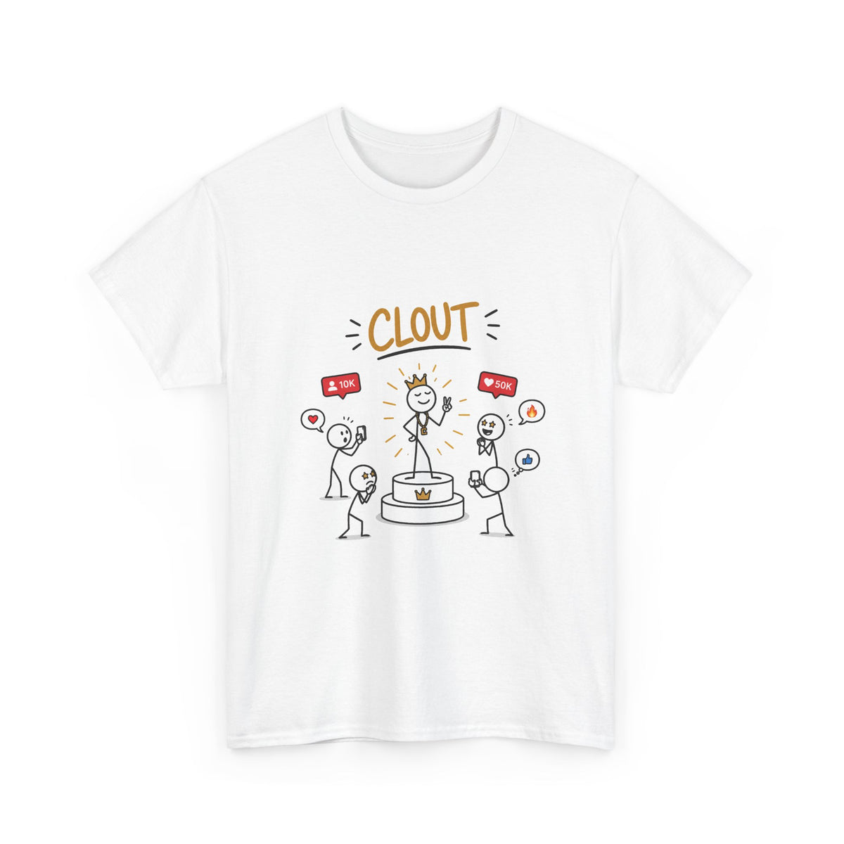 "Clout" Social Media Graphic Tee