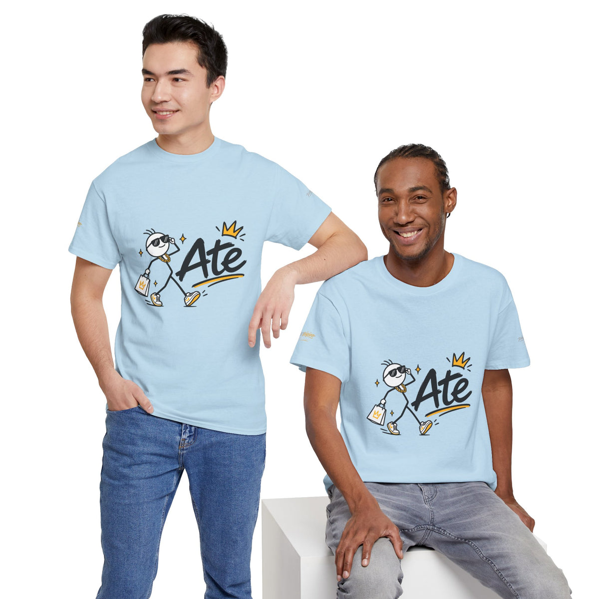 "Ate" Stickman Gen Z Slang Tee