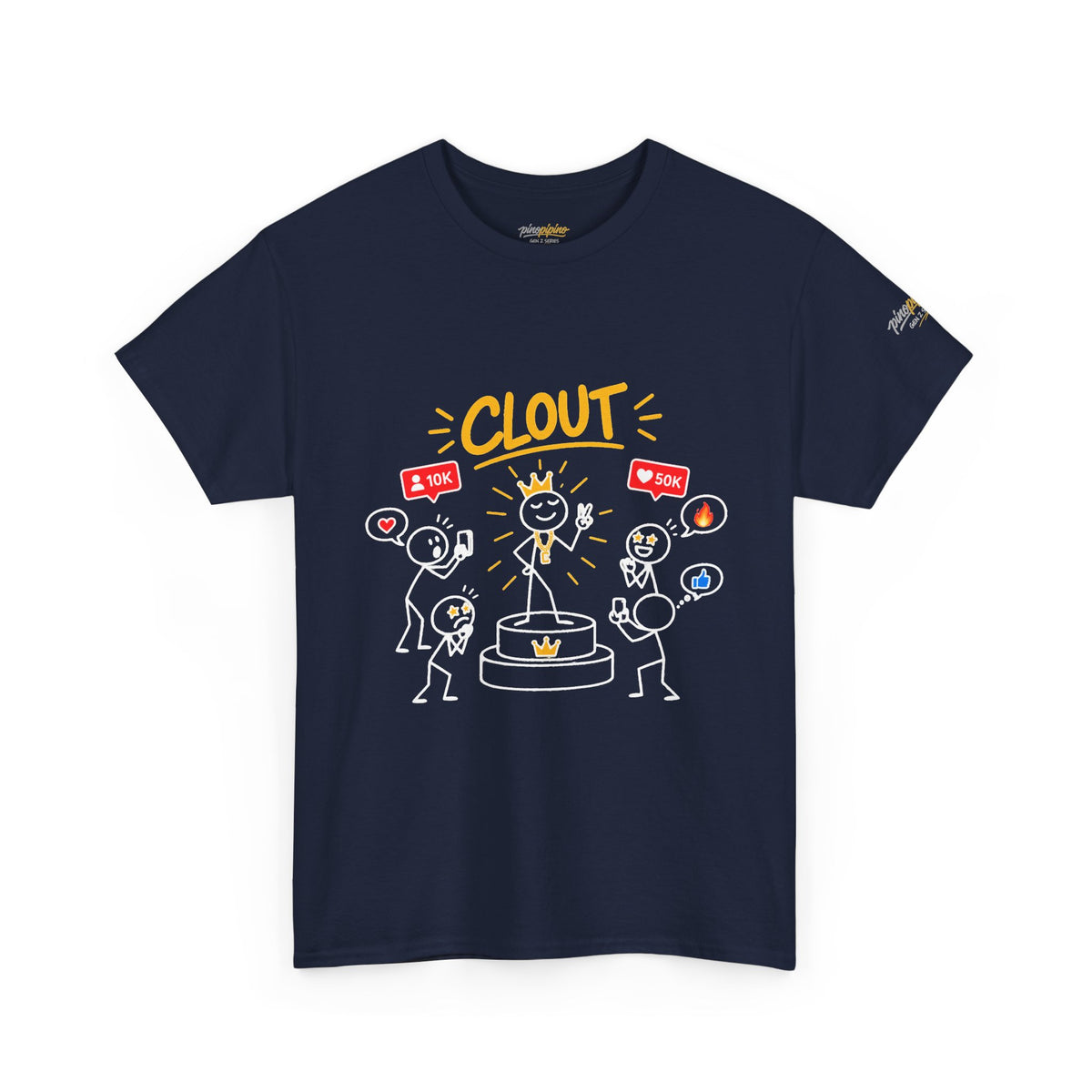 "Clout" Graphic Tee — Social Media Inspired "Clout" Shirt