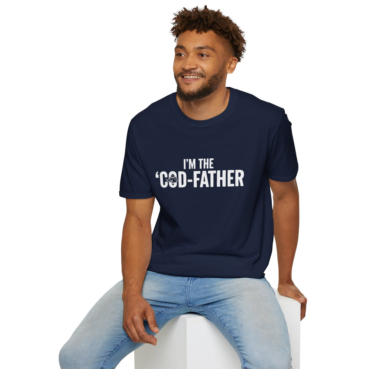 "I'm the 'Cod-Father'" - Funny Fisherman T-Shirt