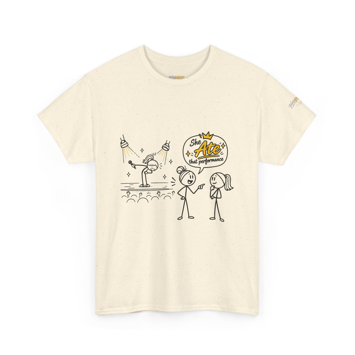 "Ate" Gen Z Slang - Stick Figure Tee
