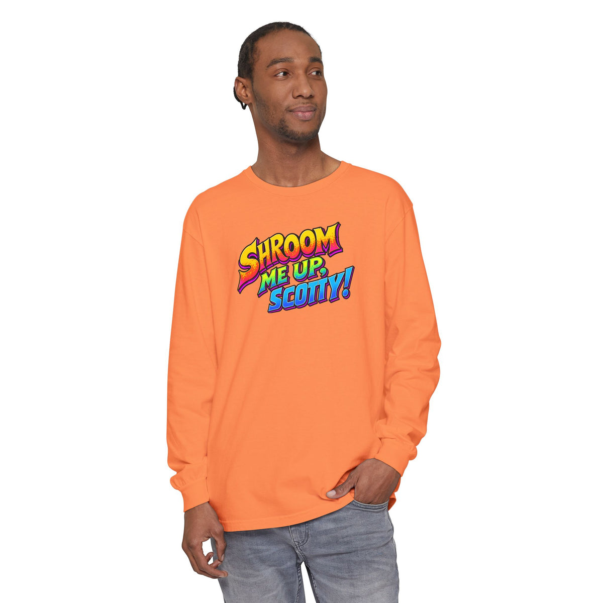 Shroom Me Up Scotty! Long Sleeve T‑Shirt