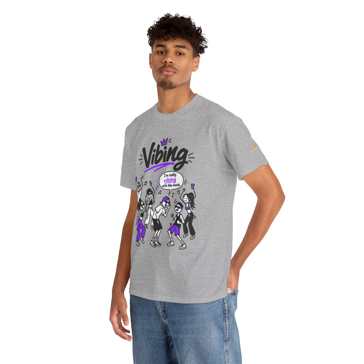 Vibing Dance Party Tee — "I'm Really Vibing" Graphic T-Shirt