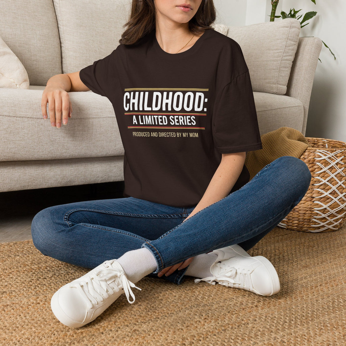 "Childhood: A Limited Series - Produced and Directed by My Mom" Vintage Retro Tee