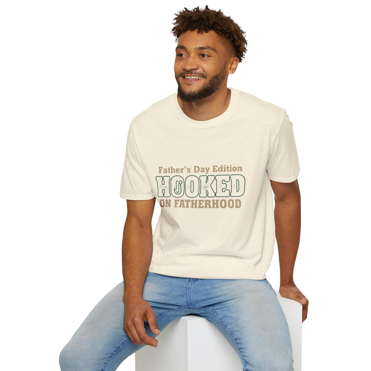Hooked on Fatherhood T-Shirt — Father's Day Edition Dad Tee