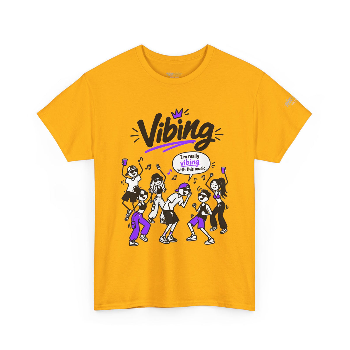 Vibing Dance Party Tee — "I'm Really Vibing" Graphic T-Shirt