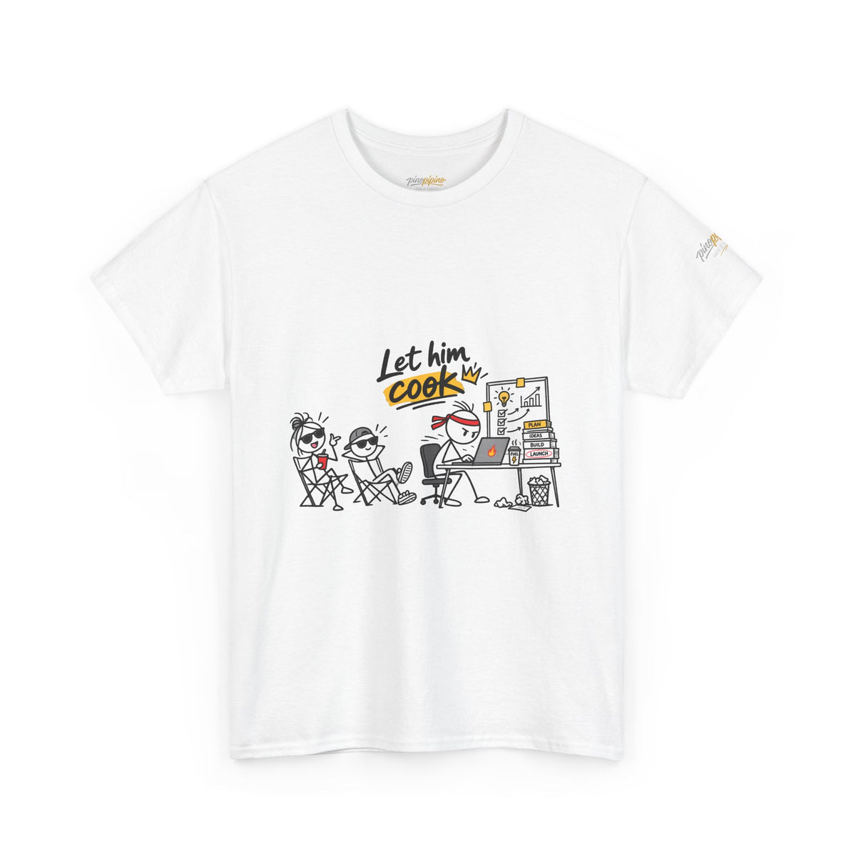 "Let Him Cook" Cartoon Graphic Tee